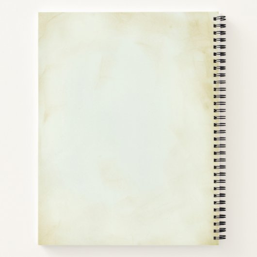 Dankeschön-Journal-Eichhörnchen im Rustikalen Fall Notizblock (Rückseite)