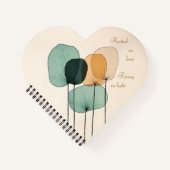 Dankeschön-Journal für Mama - gewurzelt in Liebe 3 Notizblock (Vorderseite)