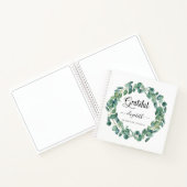 Dankeschön-Journal-Grünschrift Notizblock (Innenseite)