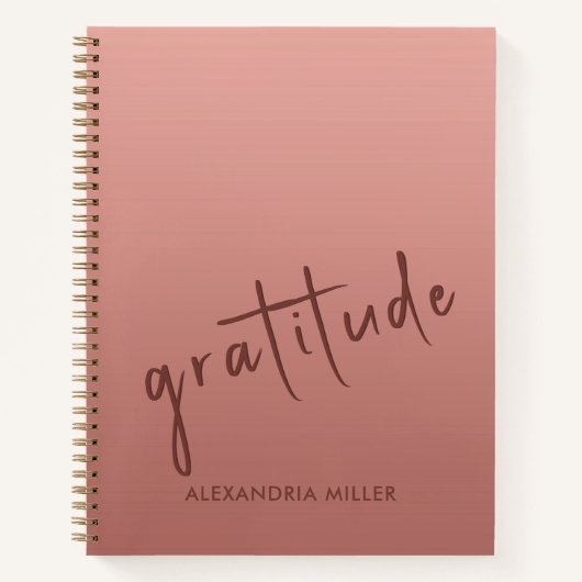 Dankeschön-Journal Notizblock (Vorderseite)