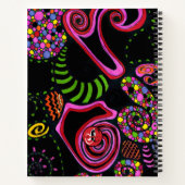 Dankeschön Journal Personalisiert Doodle Dreams Notizblock (Rückseite)