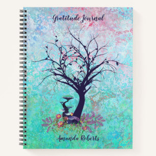 Dankeschön Journal Serene Aquamarin und rosa Notizblock