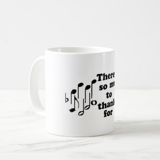 Dankeschön Kaffeetasse (Vorderseite Links)