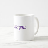 Dankeschön Kaffeetasse (VorderseiteRechts)