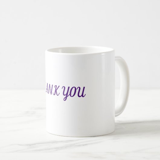 Dankeschön Kaffeetasse (VorderseiteRechts)