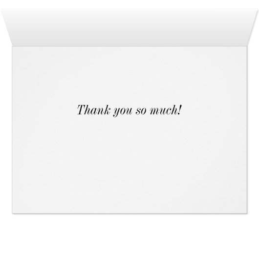 Dankeschön-Karte (Innenansicht Horizontal (Unten))