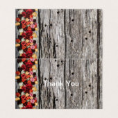 Dankeschön Karte (Außenseite Aufgefaltet)