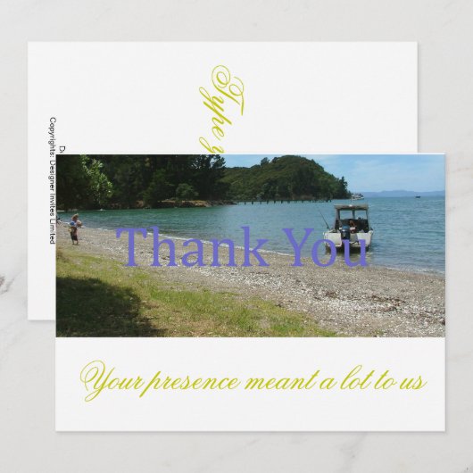 Dankeschön Karte (Vorne/Hinten)