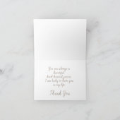Dankeschön Karte (Innenseite)