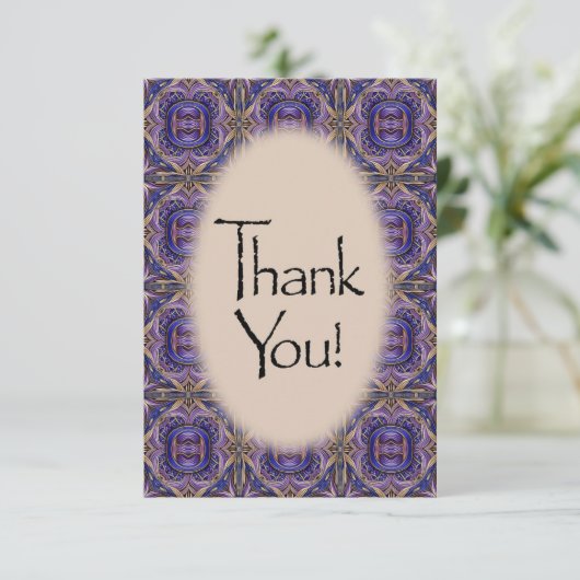 Dankeschön Karte (Stehend Vorderseite)