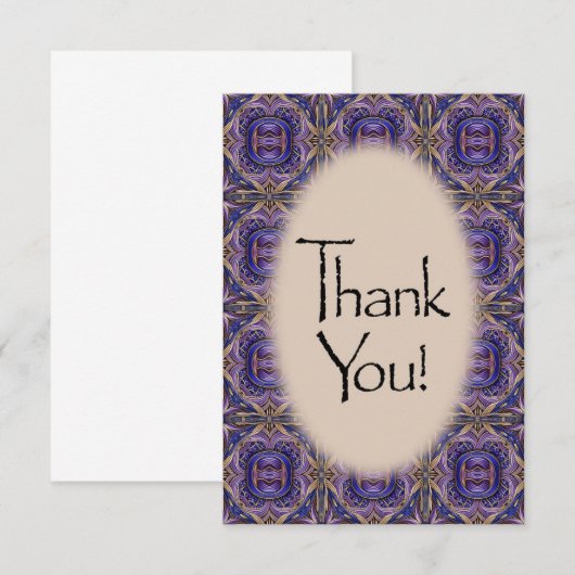 Dankeschön Karte (Vorne/Hinten)