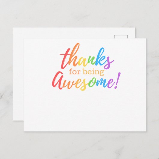 Dankeschön Karte (Vorne/Hinten)