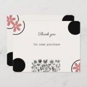 Dankeschön Karte (Vorne/Hinten)