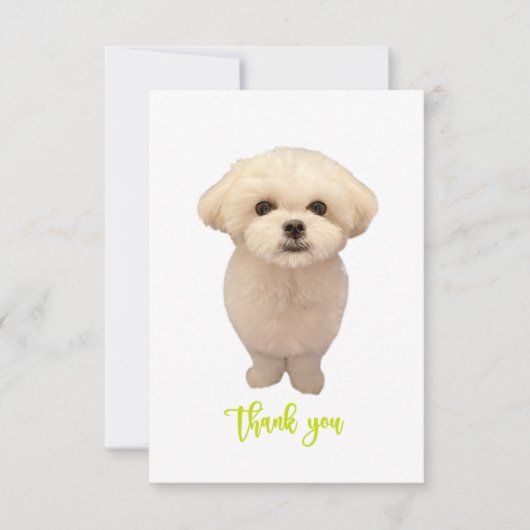 Dankeschön Karte (Vorderseite)