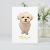 Dankeschön Karte (Stehend Vorderseite)