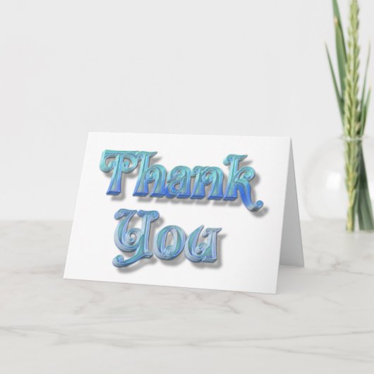 Dankeschön Karte (Vorderseite)