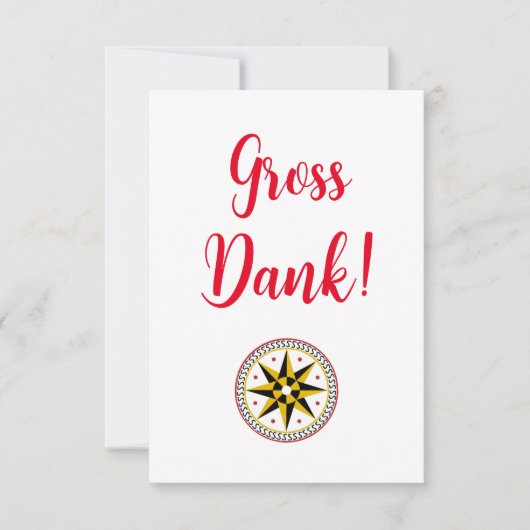 Dankeschön Karte (Vorderseite)