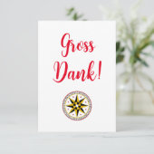 Dankeschön Karte (Stehend Vorderseite)