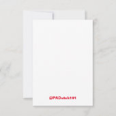 Dankeschön Karte (Rückseite)