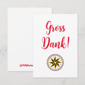 Dankeschön Karte (Vorne/Hinten)