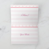 Dankeschön Karte (Innenseite)