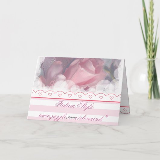 Dankeschön Karte (Rückseite)