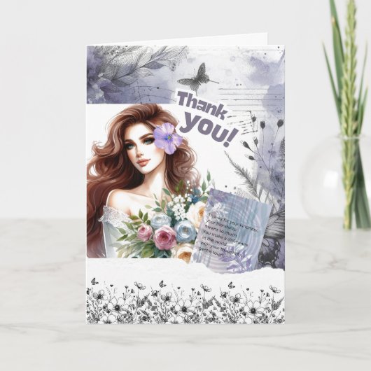 Dankeschön Karte (Vorderseite)