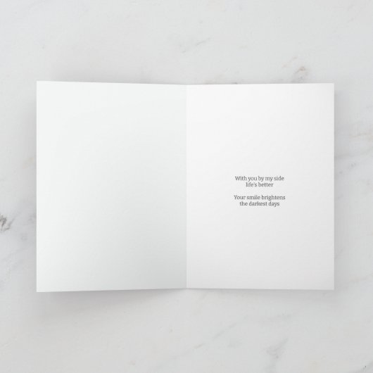 Dankeschön Karte (Innenseite)