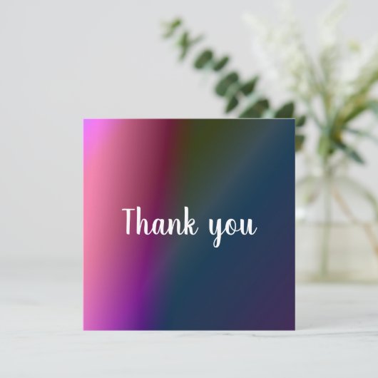 Dankeschön Karte (Stehend Vorderseite)