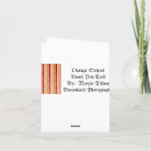 Dankeschön Karte (Rückseite)