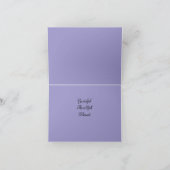 Dankeschön Karte (Innenseite)