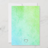 Dankeschön Karte (Rückseite)