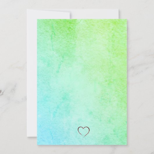 Dankeschön Karte (Rückseite)