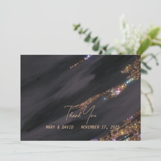 Dankeschön Karte (Stehend Vorderseite)