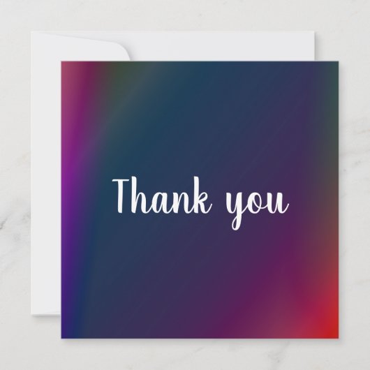 Dankeschön Karte (Vorderseite)