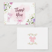 Dankeschön Karte (Vorne/Hinten)