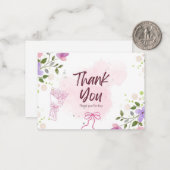 Dankeschön Karte (Vorderseite/Rückseite Beispiel)