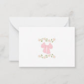 Dankeschön Karte (Rückseite)