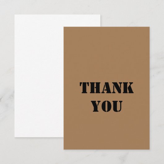 Dankeschön Karte (Vorne/Hinten)