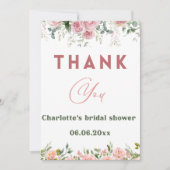 Dankeschön Karte (Vorderseite)