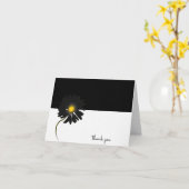 Dankeschön Karte (Gelbe Blume)