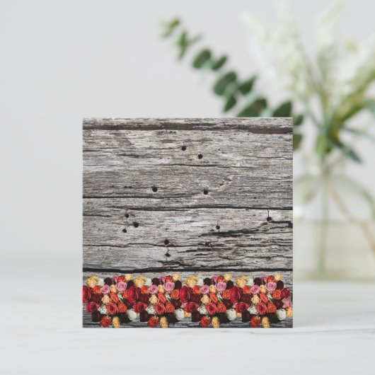 Dankeschön Karte (Stehend Vorderseite)