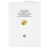 Dankeschön Karte (Hinten)