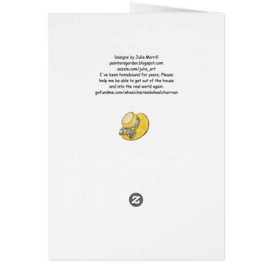 Dankeschön Karte (Hinten)