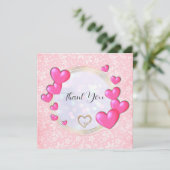 Dankeschön Karte (Stehend Vorderseite)