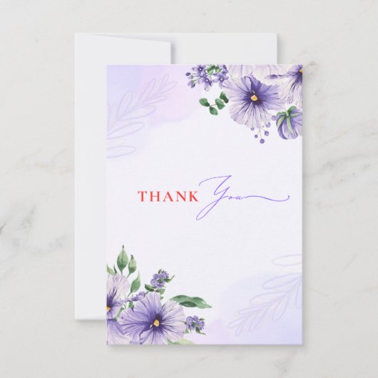 Dankeschön Karte (Vorderseite)