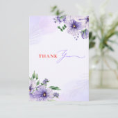 Dankeschön Karte (Stehend Vorderseite)