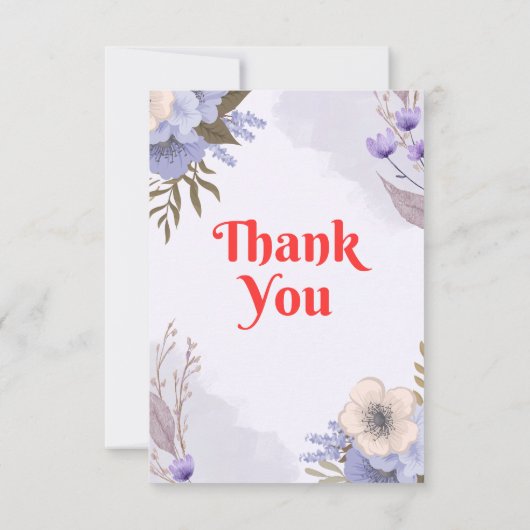 Dankeschön Karte (Rückseite)