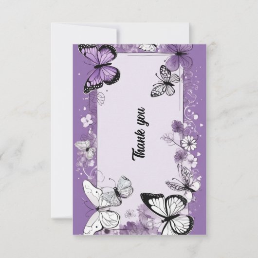 Dankeschön Karte (Vorderseite)