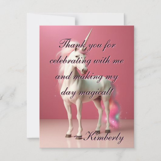 Dankeschön Karte (Vorderseite)